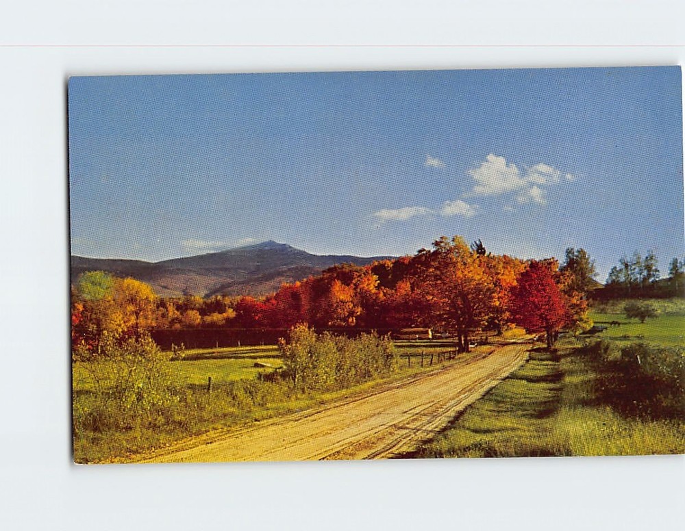 Postcard Whiteface Mountain in the Adirondacks New York USA