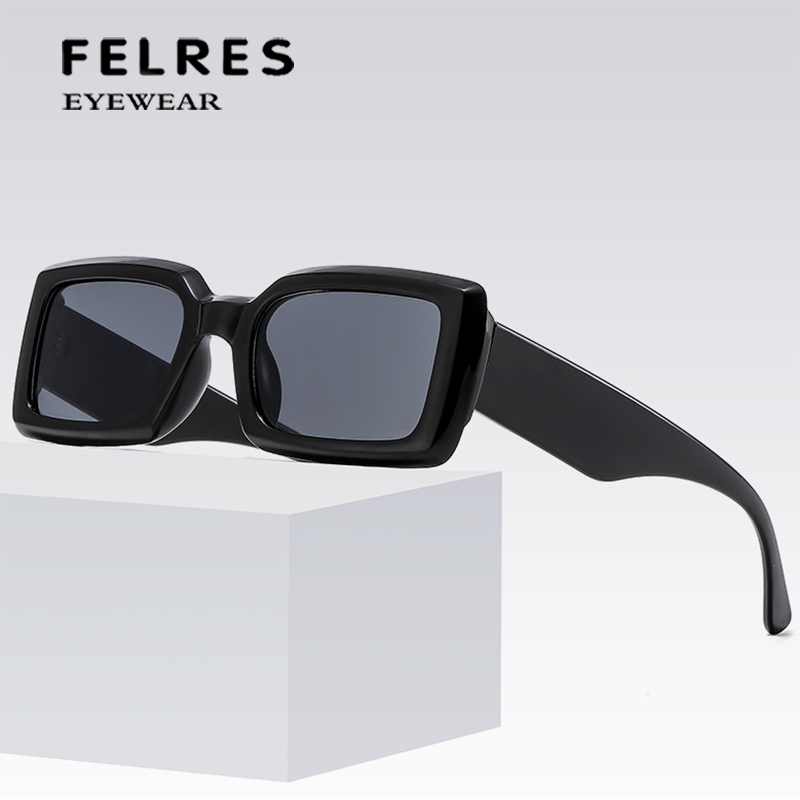 Men Women Thick Frame Square Outdoor Sunglasses Traveling Partying Glasses UV400