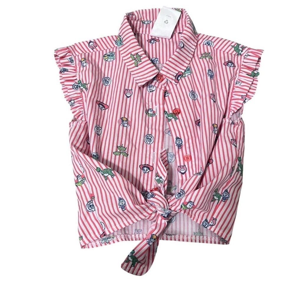 Disney Toy Story Kid’s Button Up Collared Shirt Size 5/6