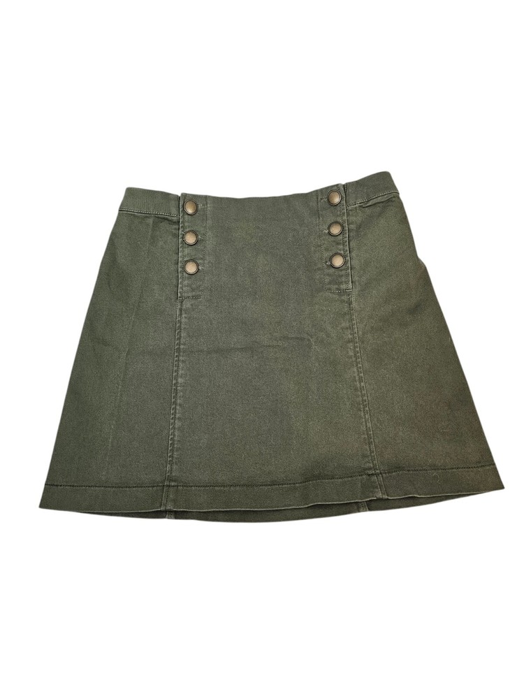 NWT Abercrombie & Fitch Olive Y2K Sailor Cotton Jean Skirt Size 0 Women's H57
