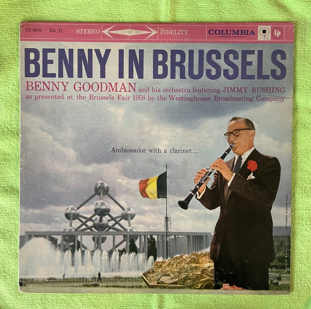 Benny Goodman - Benny In Brussels Vol. 2   1958 Vinyl LP Record Album   VG / VG