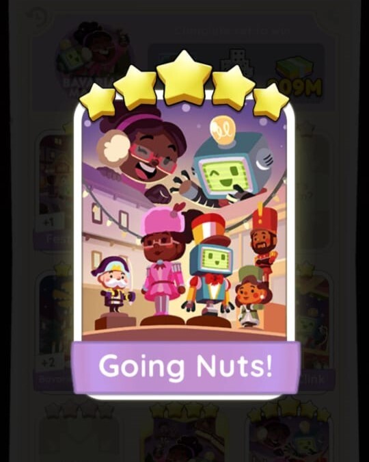 Going Nuts! MONOPOLY 5 Stars ⭐️⭐️⭐️⭐⭐ Sticker | FAST DELIVERY