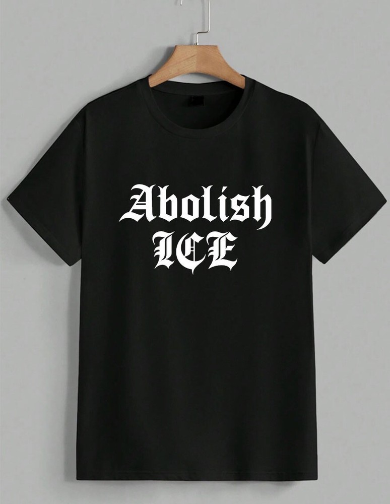 Abolish ICE T-Shirt Human Rights Immigration Activist Protest Apparel Unisex