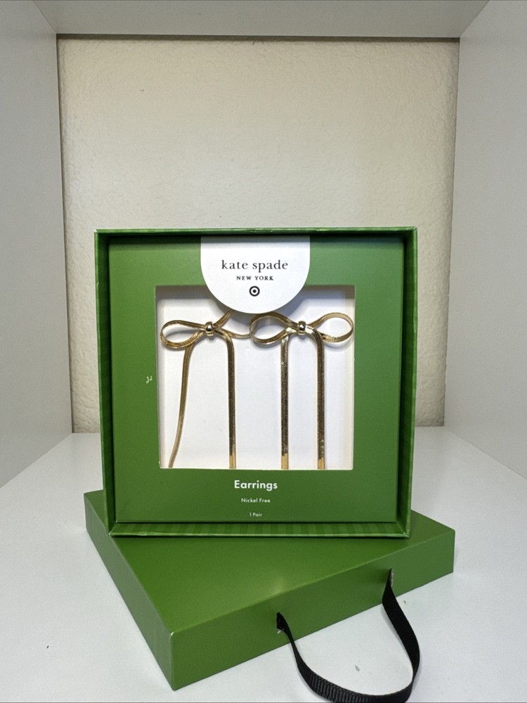 Kate Spade New York x Target Bow Linear Drop Stud Earrings