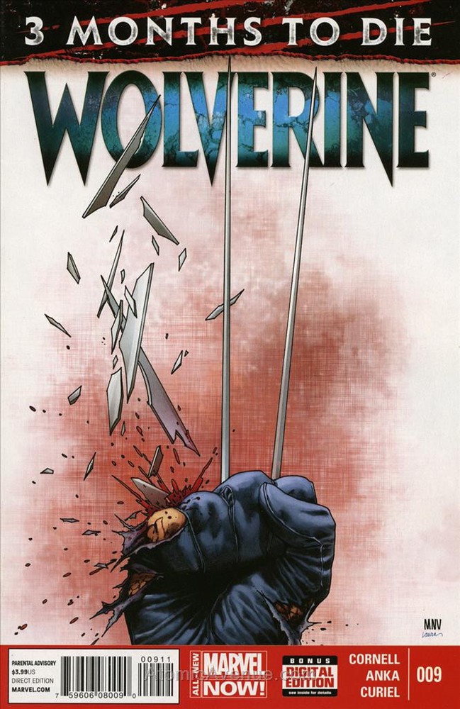 Wolverine #9 VF/NM Marvel Paul Cornell 3 Months to Die Arc Comic