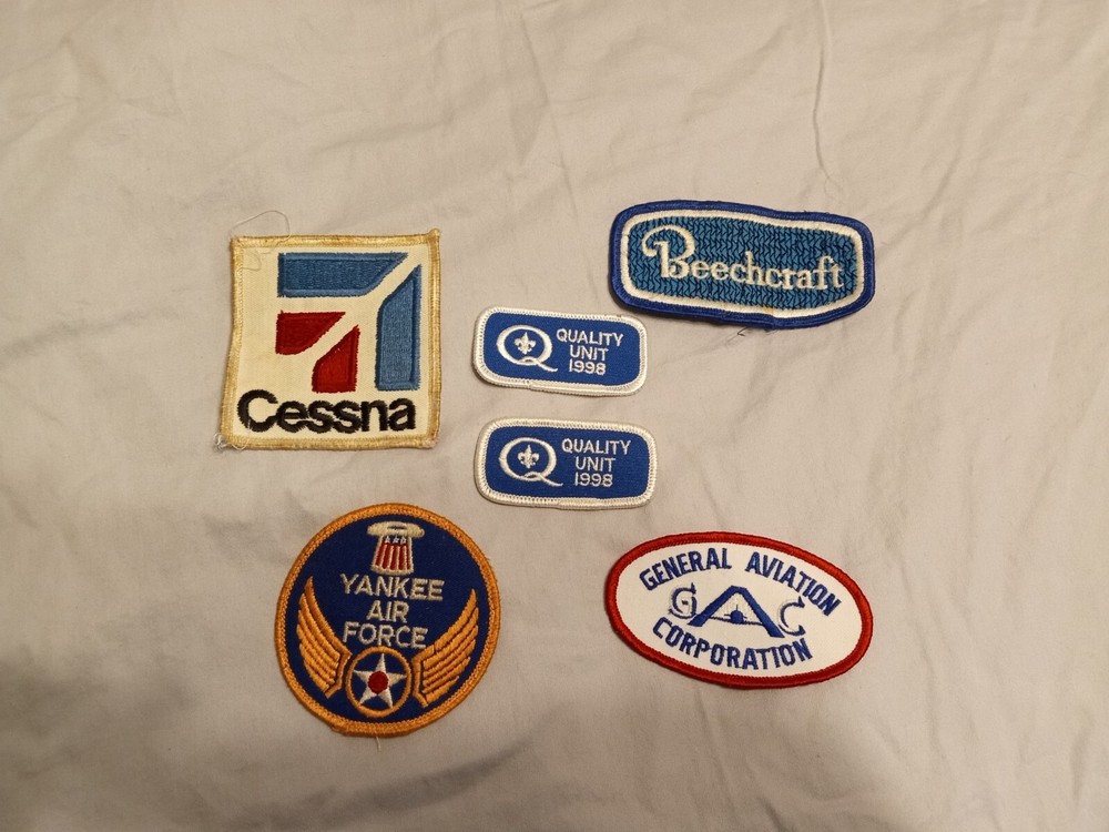 Vintage Pilot Glider Aviation Patches Lot of 6