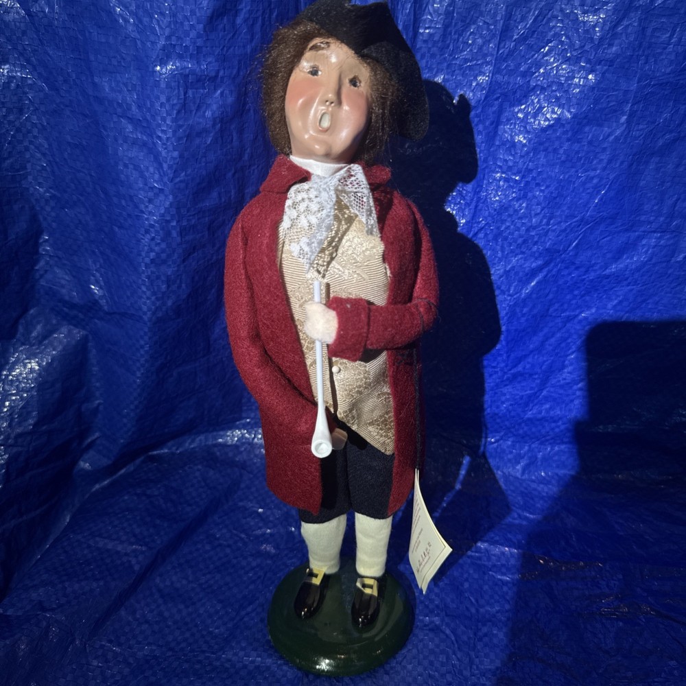 Byers Choice Williamsburg Man with a Long White Pipe (Doublet) 2000 14