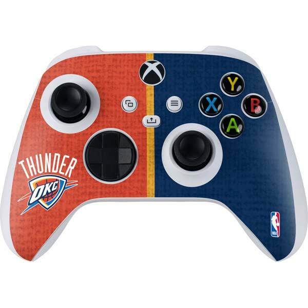NBA Oklahoma City Thunder Xbox Series S Controller Skin - OKC Thunder Split