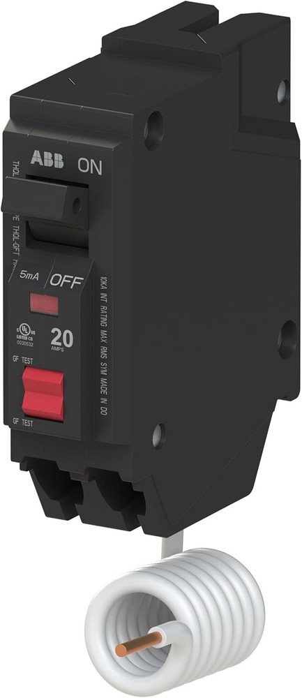 ABB Q-Line® THQL1120GFTA Ground Fault Circuit Breaker • 20 Amp Single-Pole