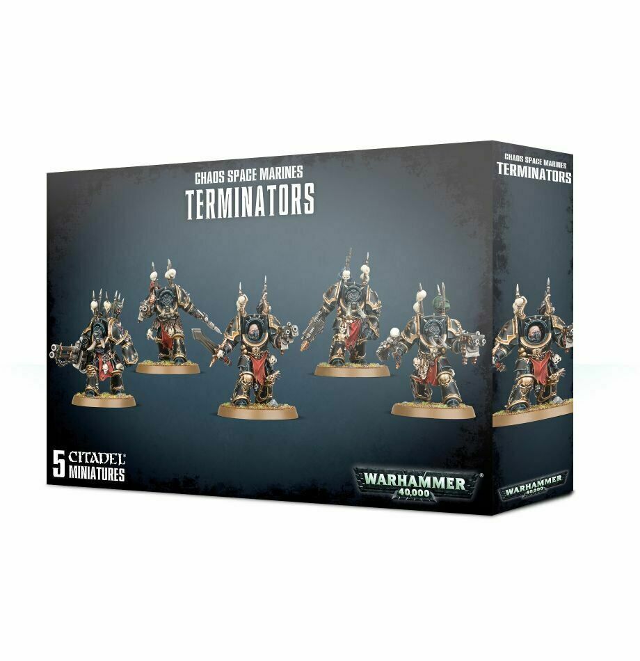Warhammer 40K Chaos Space Marines Terminators Kit - GW4319NEW