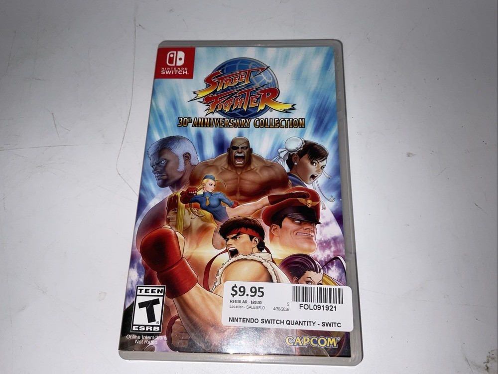 Street Fighter 30th Anniversary Collection Nintendo Switch Game w/Case