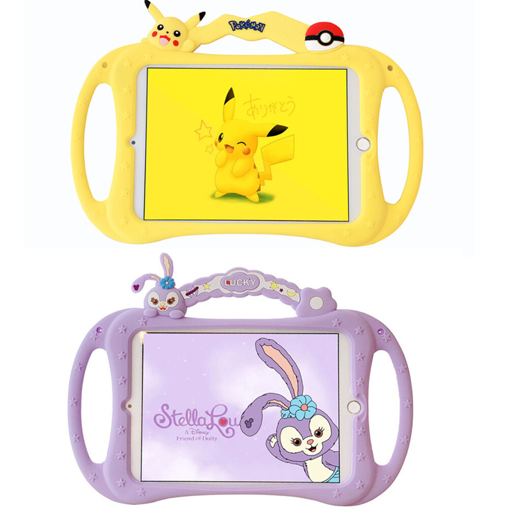 Rabbit Pokemon Kids Case For iPad 5 6 7 8 9 10th Gen 10.2 Air 1 2 3 4 Mini Pro11