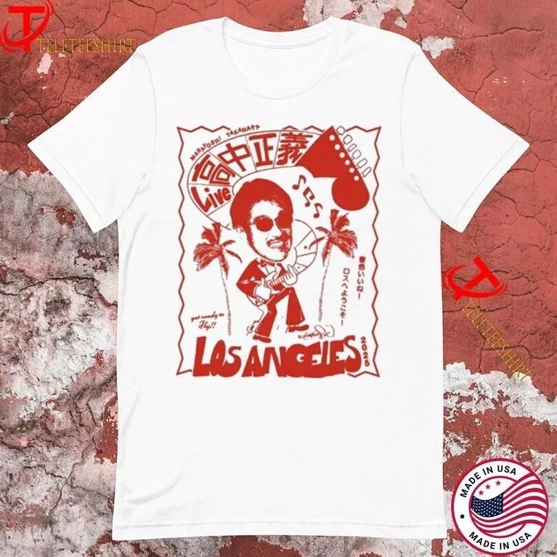 Masayoshi Takanaka 2025 Tour T-Shirts S-5XL Multicolor Options