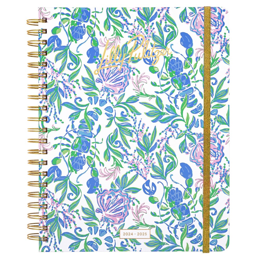 Lilly Pulitzer Daily Planner Dated August 2024 - December 2025 Weekly Agenda ...