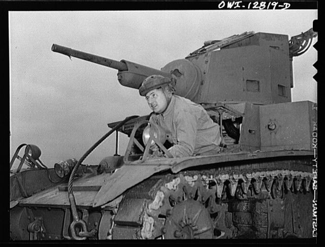 Photo:Fort Belvoir Virginia Constantine P Lihas 1920s Tank Soldier