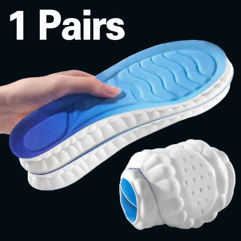 4D Memory Foam Orthotic Shoe Insoles for Men Women Sports Comfort Support  