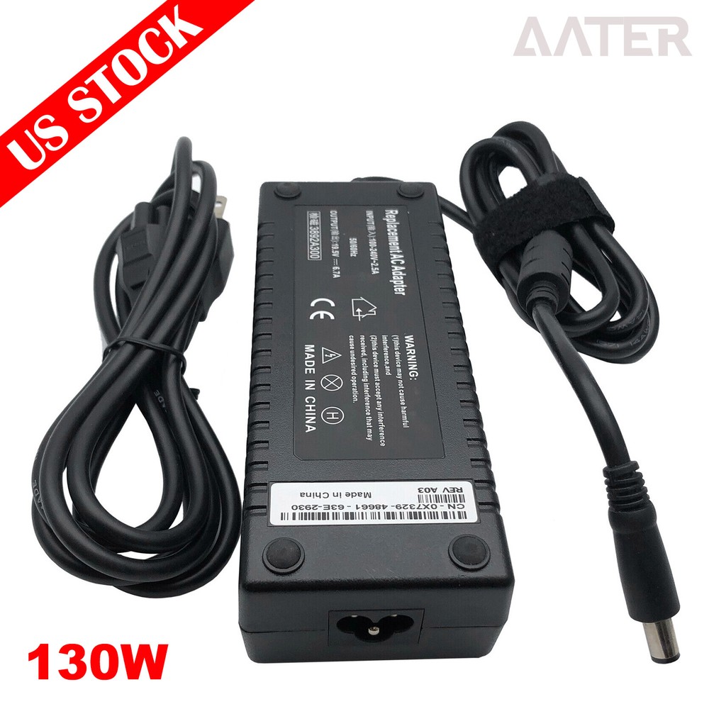 New 130W AC Power Adapter Charger for Dell Precision 3510 3520 3530 3541 Laptop