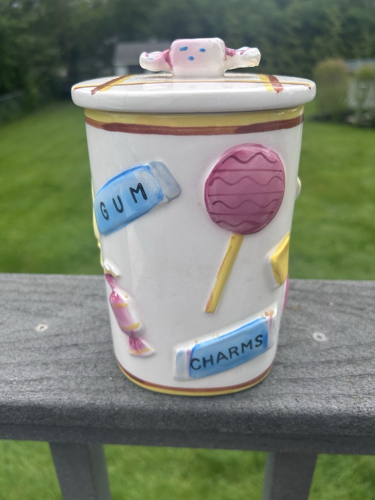 Vintage Candy Jar With Lid