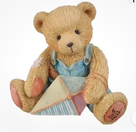 1993 Cherished Teddies Mark March Bear Friendship Is In The Air 914770 Enesco