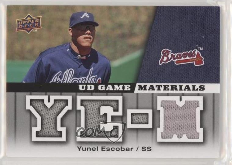 2009 Upper Deck UD Game Materials Yunel Escobar #GM-YE 0lmFulfilled by COMC - World’s largest consignment service