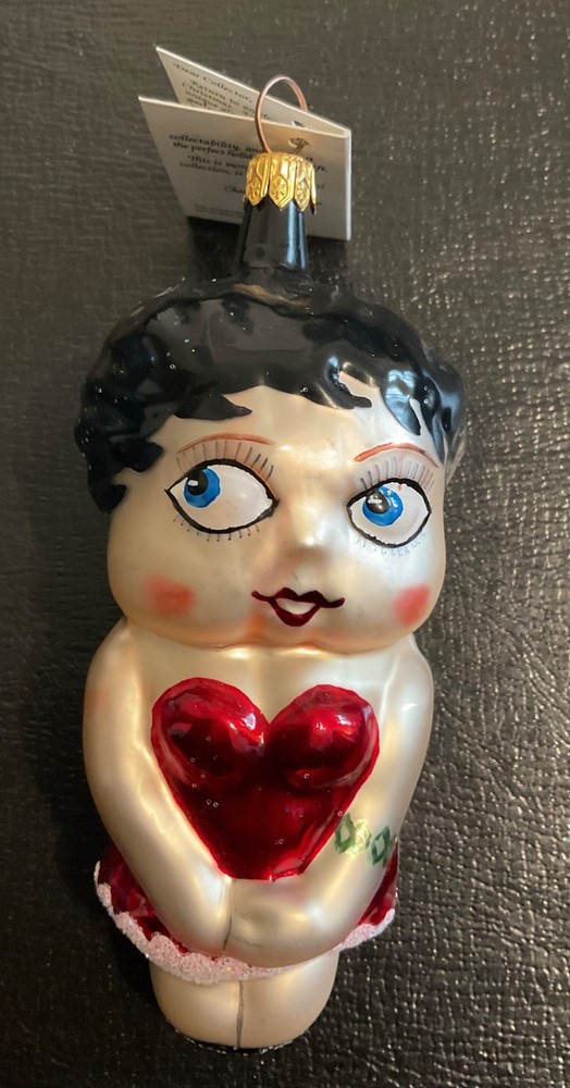 Christopher Radko Betty Boop Christmas Ornament 5” RETIRED NEW W TAG