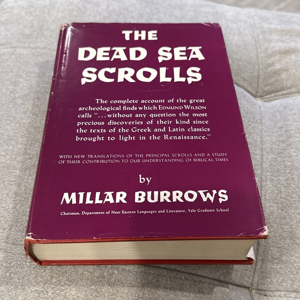 The Dead Sea Scrolls by Millar Burrows 1955 HC DJ Viking 14th Printing
