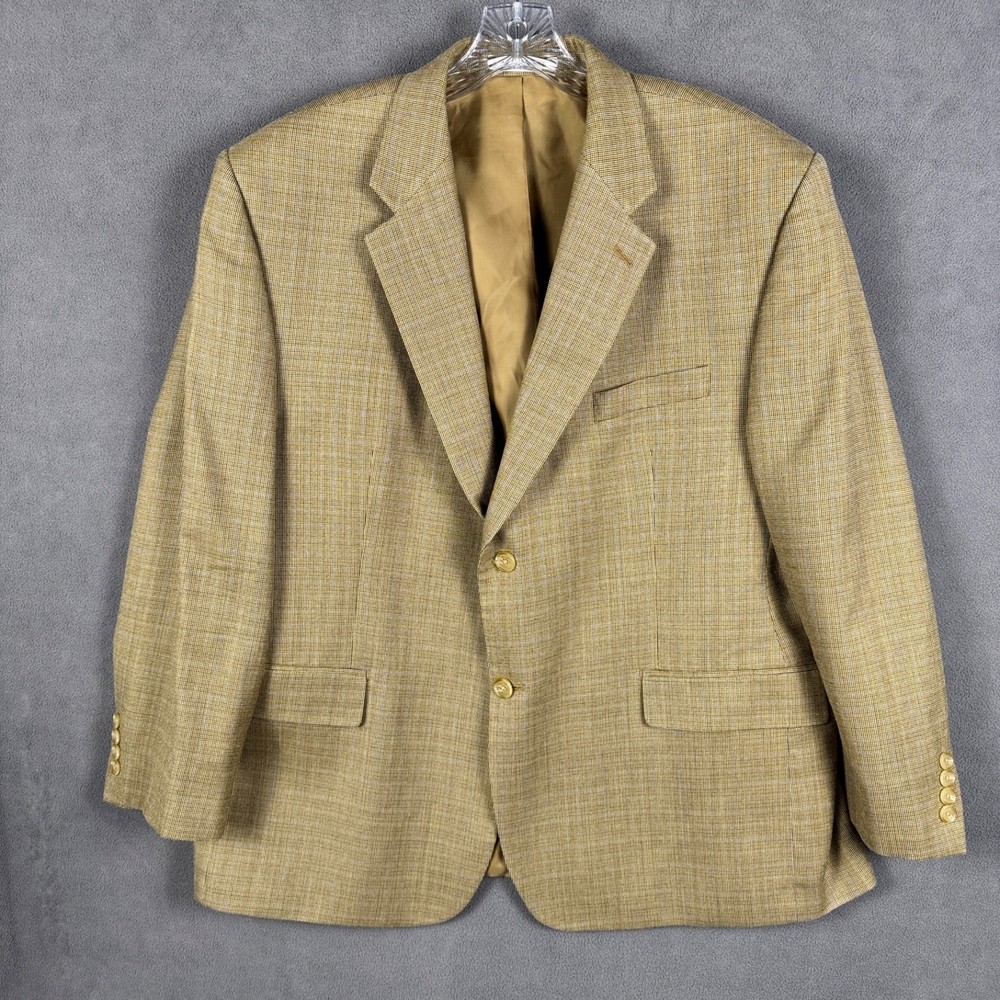 Lauren Ralph Lauren Blazer Mens 44s Biege & Pastel Wool & Silk Vintage