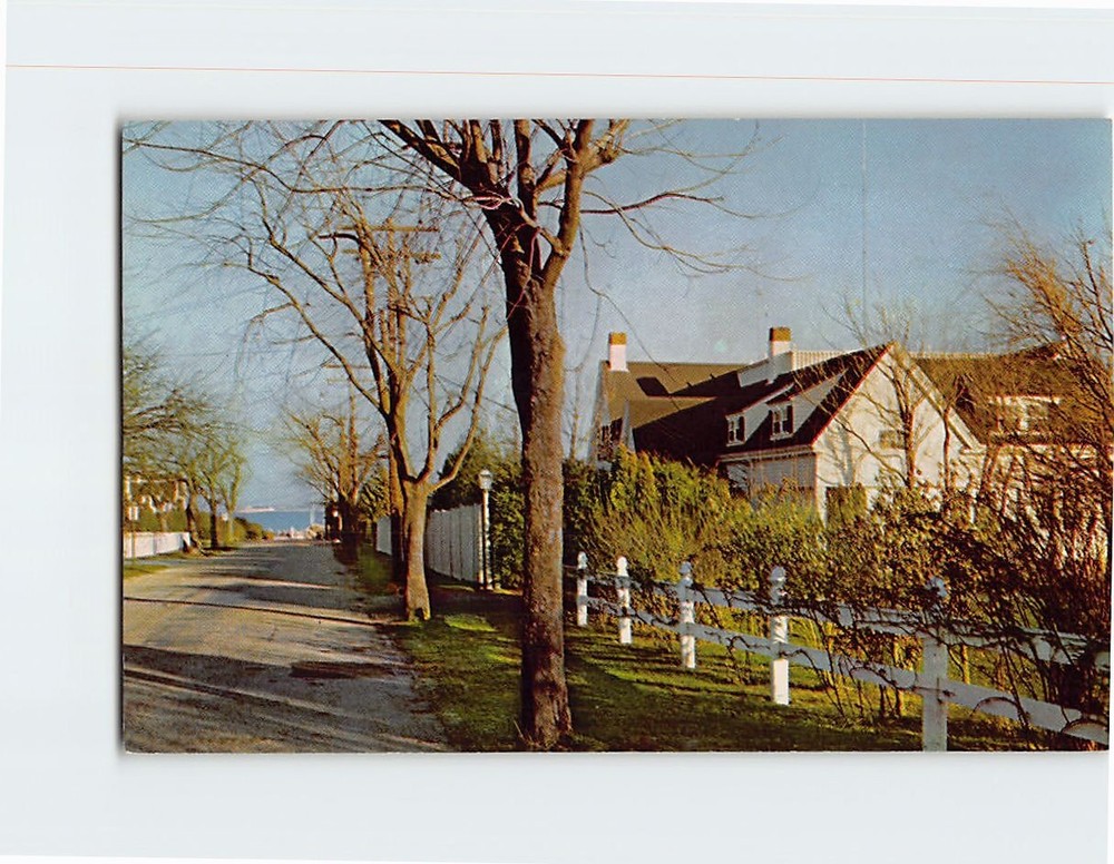 Postcard President Kennedy's Summer Home Hyannisport Cape Cod Massachusetts USA