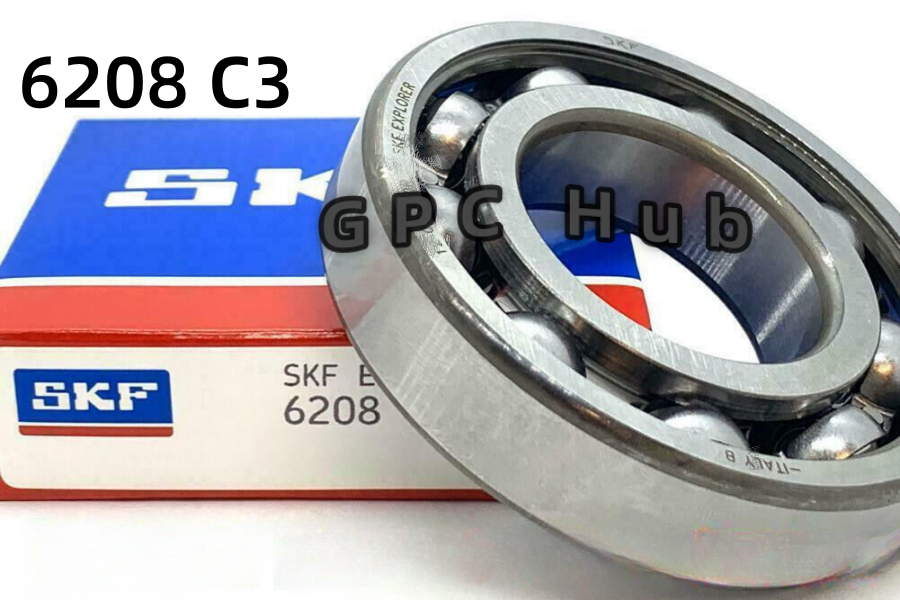 1PC NEW SKF 6208 C3 DEEP GROOVE BALL BEARING, 40x80x18 mm  Fast shipment