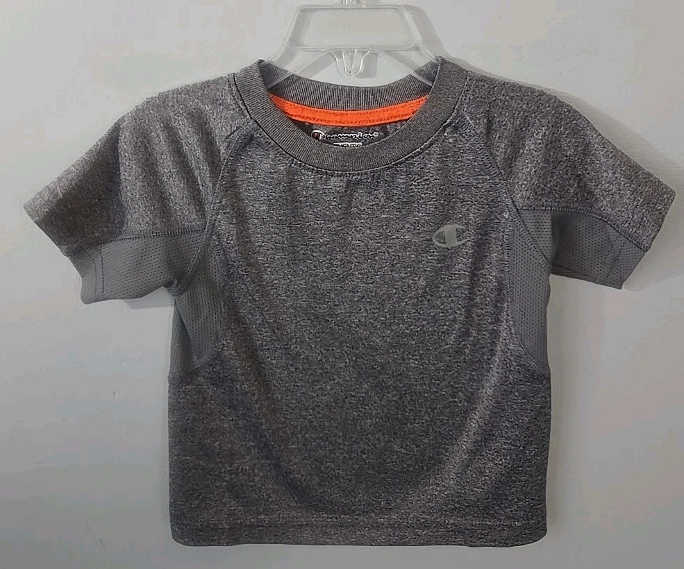 Champion Boys Gray Athletic T-Shirt Size 3T Short Sleeve Performance Active Tee