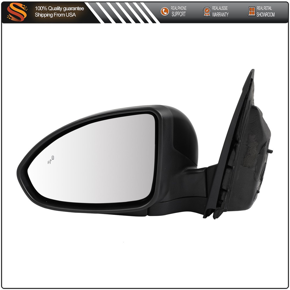 Driver Side Door Mirror For 2013-2015 C.V Cruze Power BSM