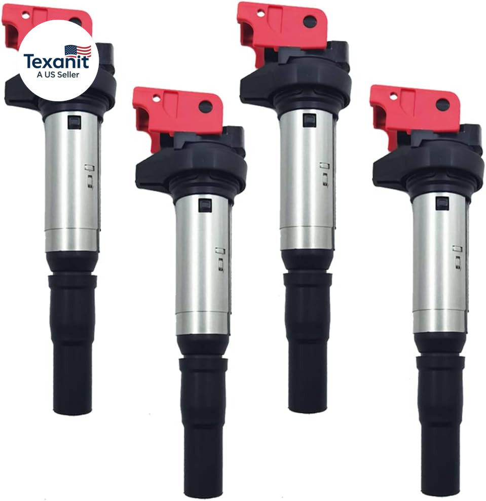HIGH PERFORMANCE Ignition Coil Pack of 4 Compatible with Mini R55 R56 R57 R58 R5