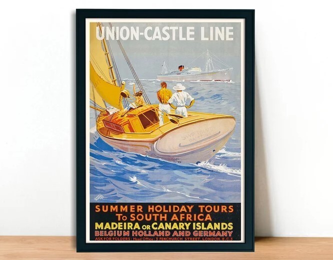 Summer Holiday Tours to South Africa Madeira or Canary Island Vintage Travel