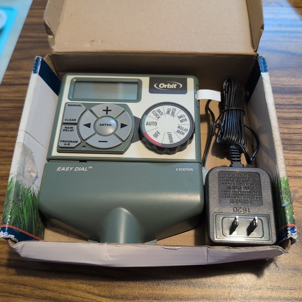 4-Zone Indoor Easy Dial Lawn Sprinkler Timer by Orbit 57594