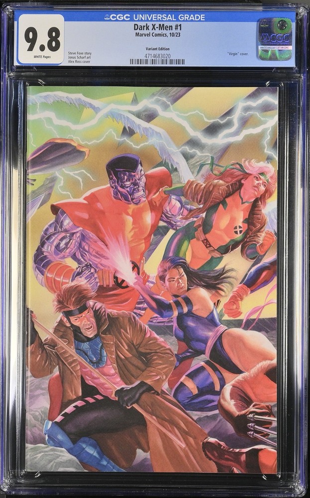Dark X-Men 1 CGC 9.8 Alex Ross Virgin Variant