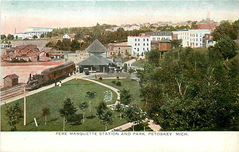 MI, Petoskey, Michigan, Pere Marquette Station, Alton G. Cook No. 403