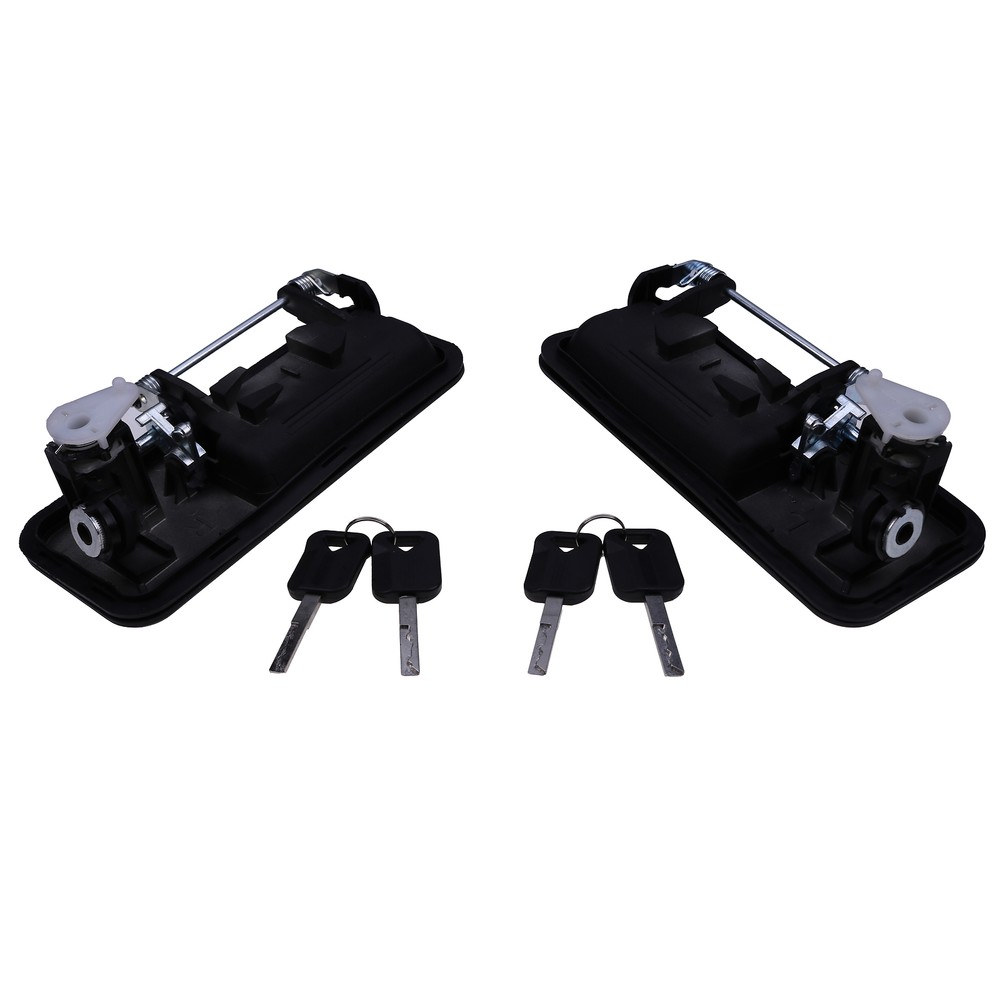 For Volvo VNL Truck 20398466 20398467 Right&Left Side Door Handle Set Black(2)