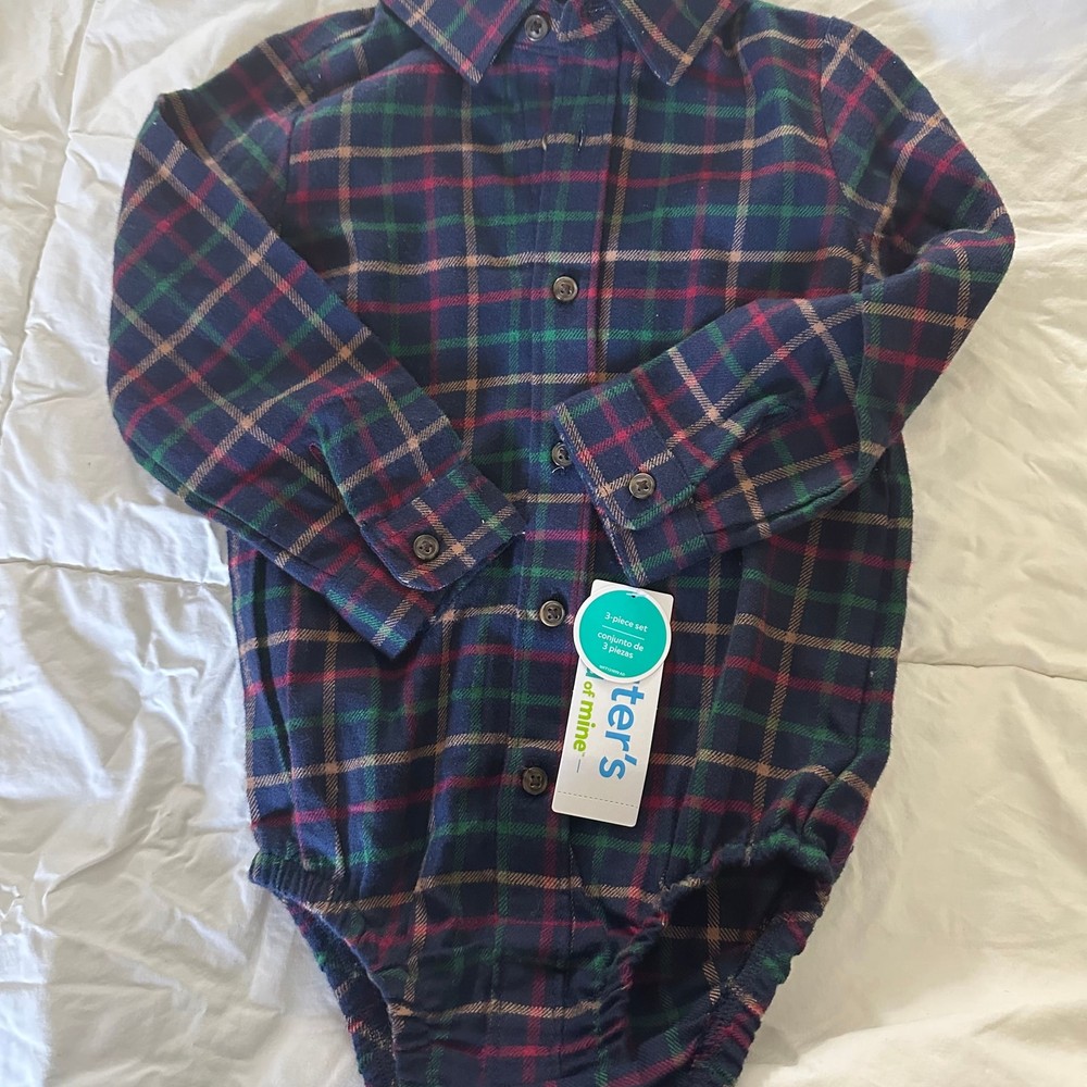 Carter's Child of Mine Baby Boy Flannel 24 Months