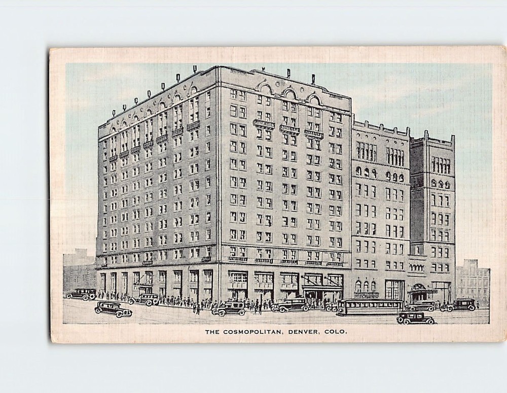 Postcard Hotel Cosmopolitan Denver Colorado USA