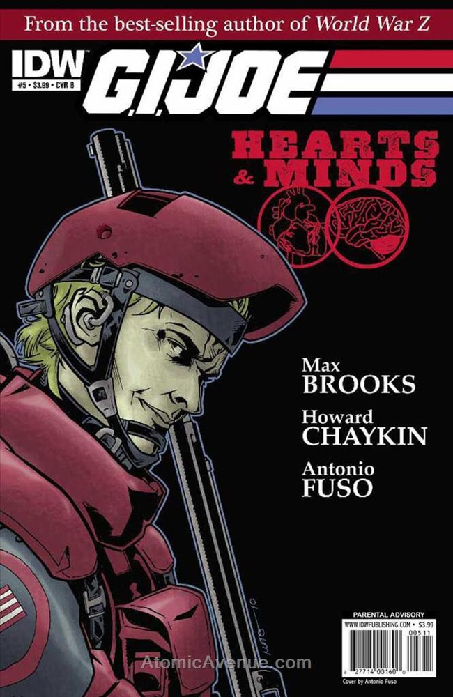 G.I. Joe: Hearts And Minds #5B VF; IDW | Max Brooks Howard Chaykin - we combine