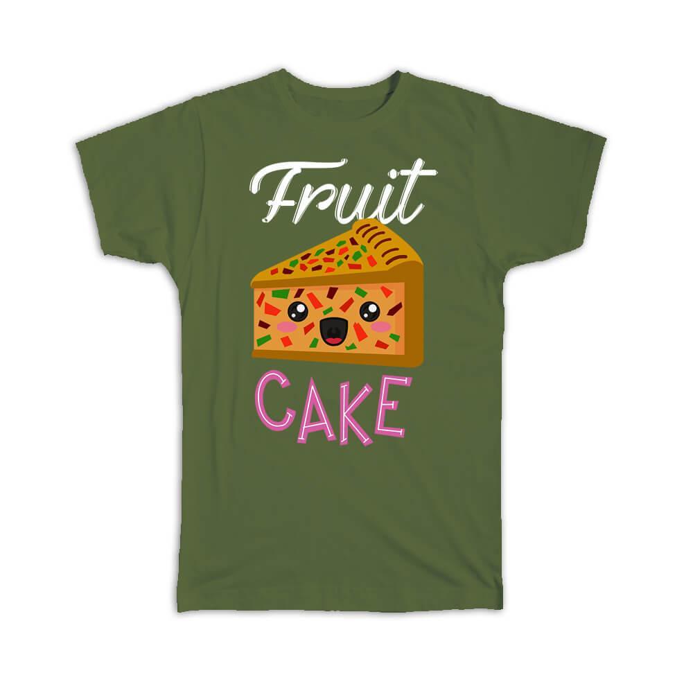 Gift T-Shirt : Cute Fruitcake Piece Christmas Food Festive Holidays Secret Santa