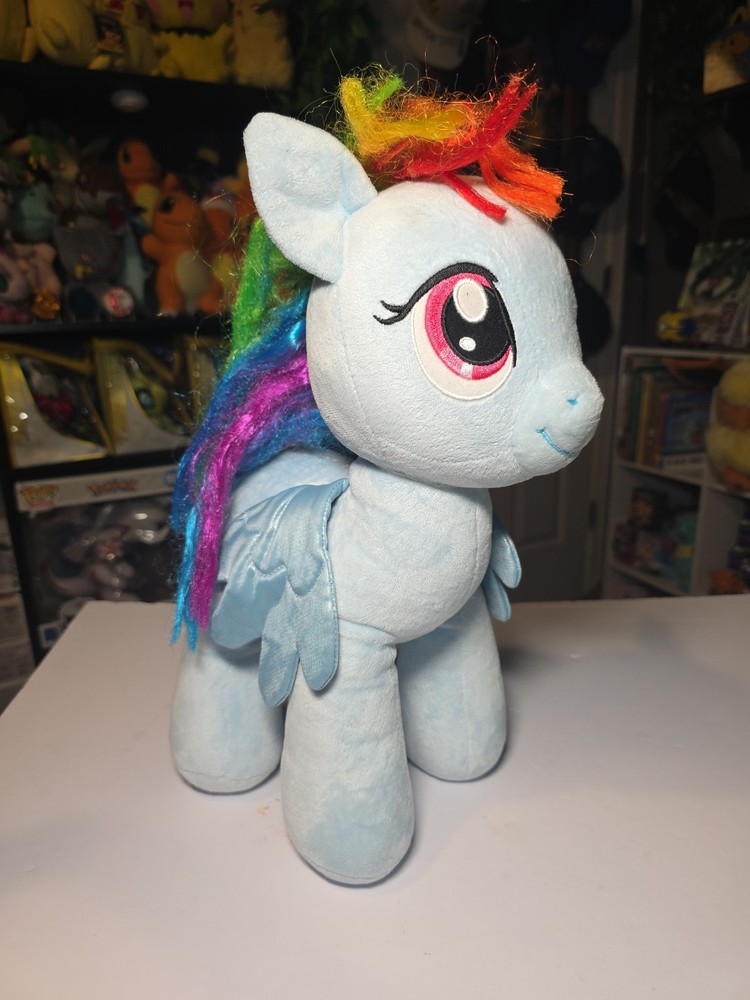 Build-A-Bear My Little Pony 16” RAINBOW DASH Sparkle BAB Plush Stuffed Animal