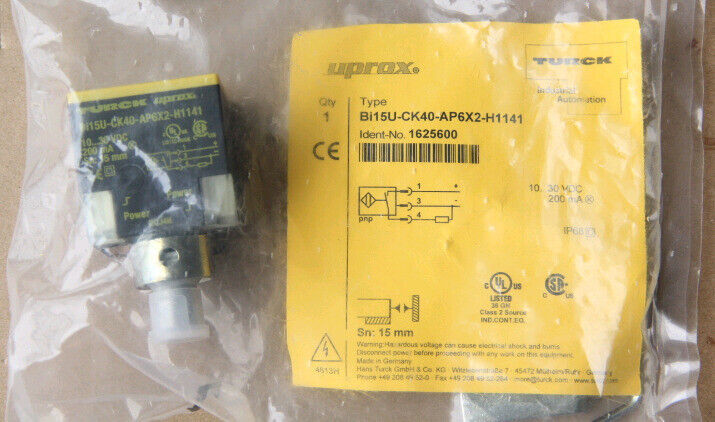 1PC Bi15U-CK40-AP6X2-H1141 Proximity Switch Bi15UCK40AP6X2H1141 New #F8