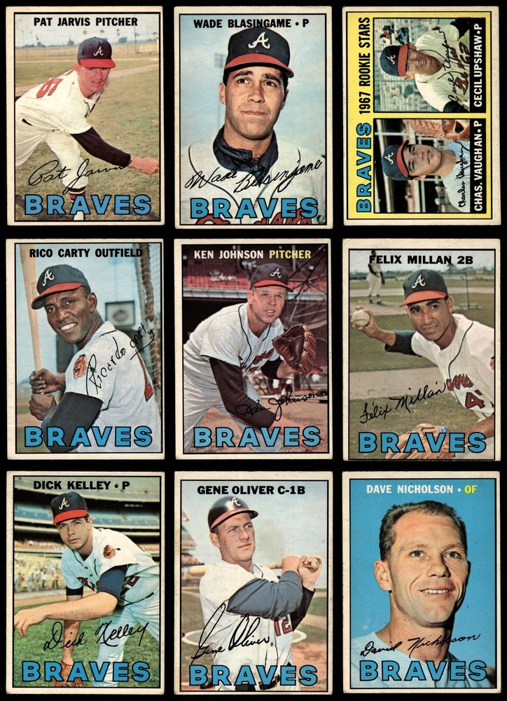 1967 O-Pee-Chee Atlanta Braves Near Team Set 3.5 - VG+ 7231105