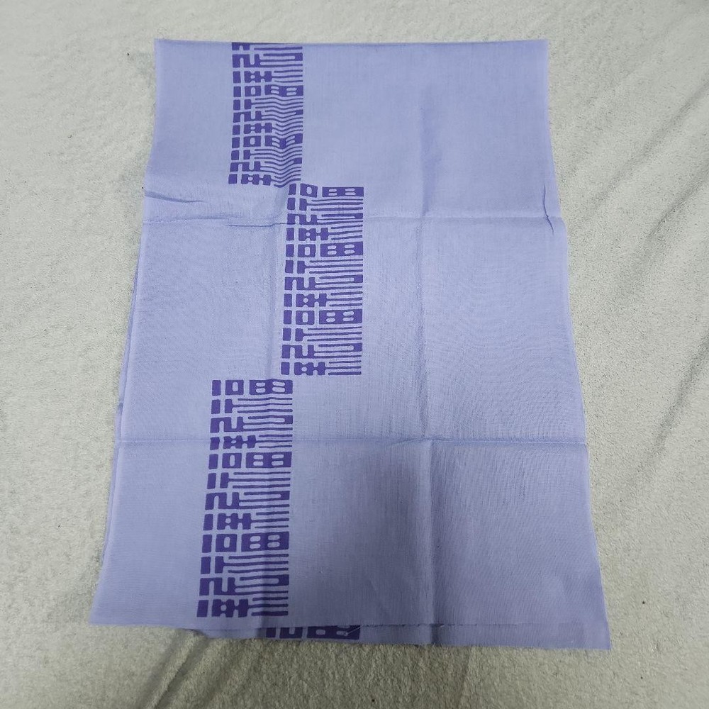 Japanese Tenugui Towels Geometric pattern light purple appro 90cm 35cm