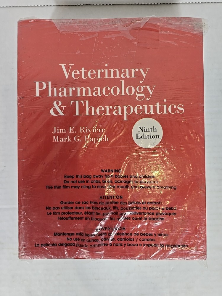Veterinary Pharmacology and Therapeutics 9th Edition Jim Riviere & Mark Papich
