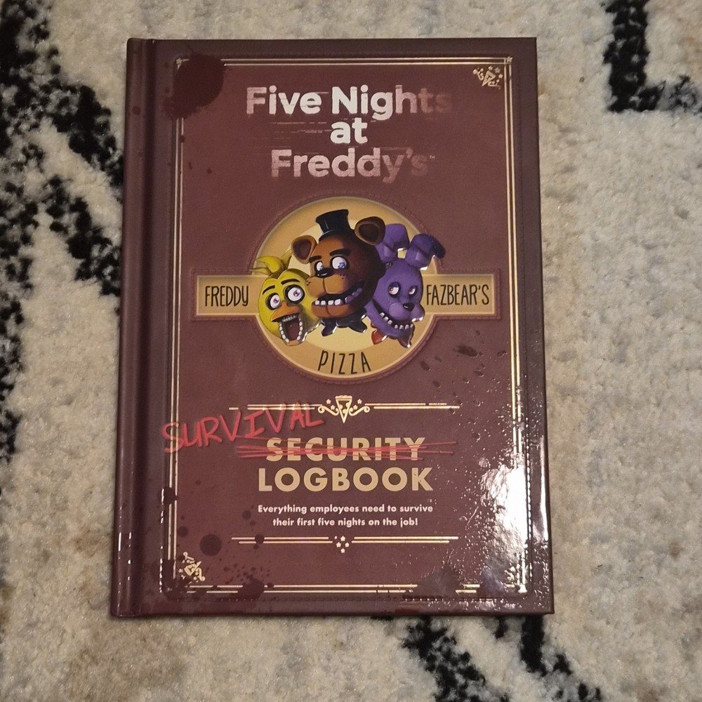 Five Nights at Freddy's Survival Logbook Scott Cawthon Hardcover 2017 Illustrat…