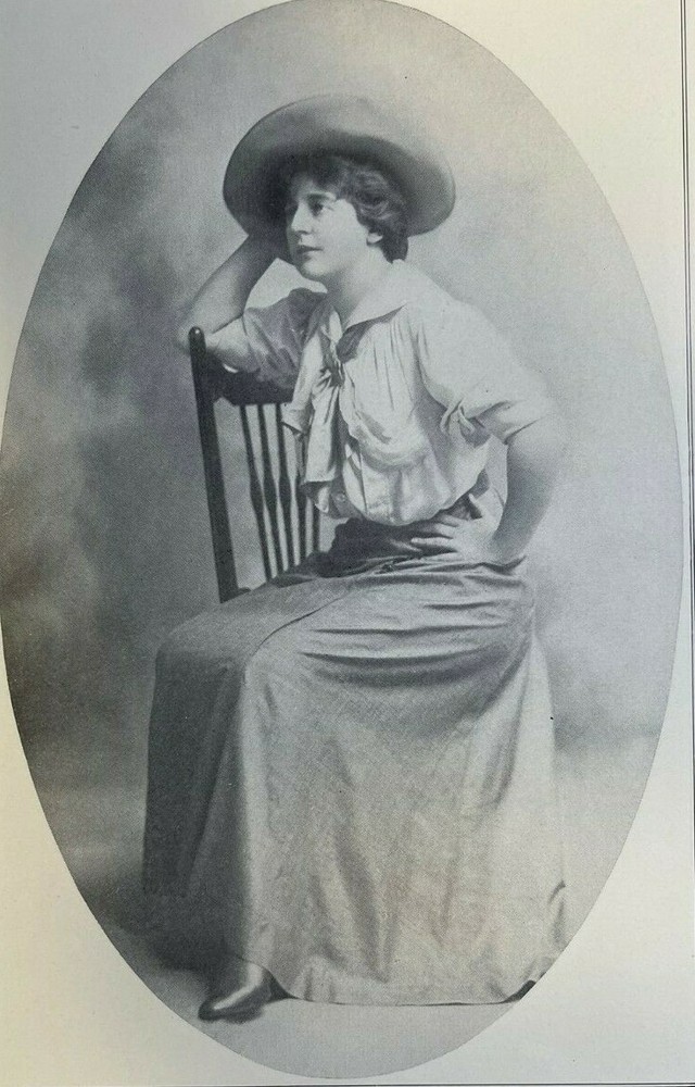 1907 Vintage Magazine Illustration Actress Margaret Anglin