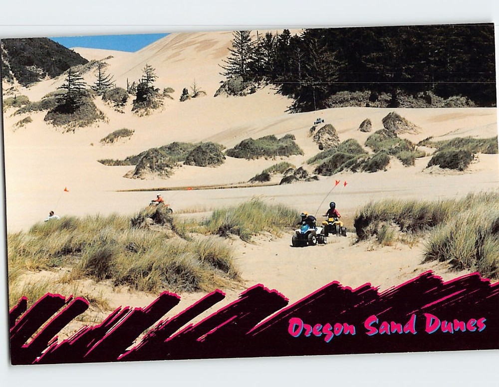 Postcard Oregon Sand Dunes USA