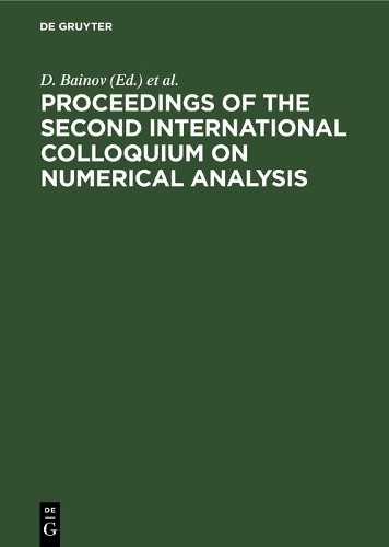 D. Bainov Proceedings of the Second International Colloquium on Numer (Hardback)Another great item from Rarewaves USA | Free delivery!